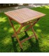 Tavolino da giardino Pieghevole 70 X 70
