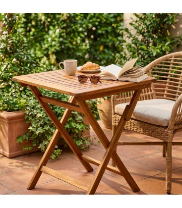 Tavolino da giardino Pieghevole 70 X 70