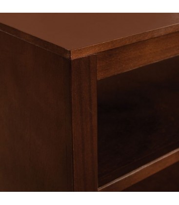 Porta TV in legno con 2 vani a giorno