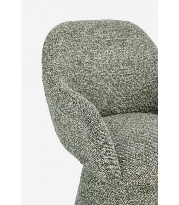 Poltrona Girevole ANTARA in tessuto Verde