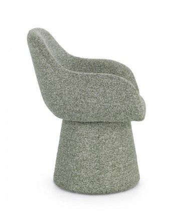 Poltrona Girevole ANTARA in tessuto Verde