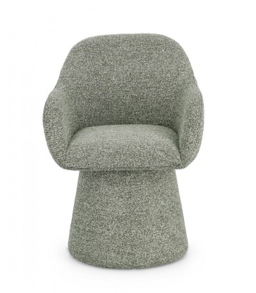 Poltrona Girevole ANTARA in tessuto Verde