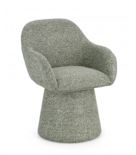 Poltrona Girevole ANTARA in tessuto Verde