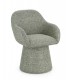 Poltrona Girevole ANTARA in tessuto Verde