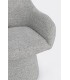 Poltrona Girevole ANTARA in tessuto Grigio
