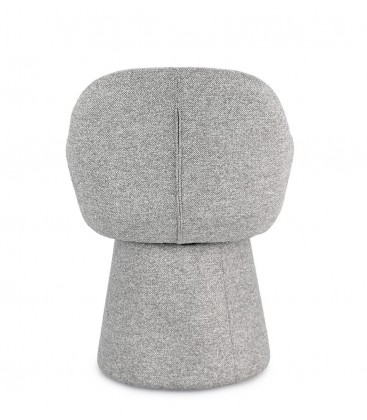 Poltrona Girevole ANTARA in tessuto Grigio