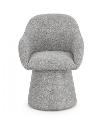 Poltrona Girevole ANTARA in tessuto Grigio
