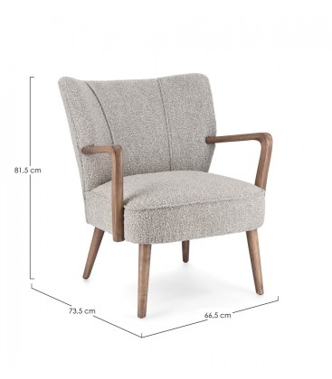 Poltrona MORITZ Grigio