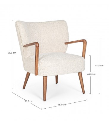 Poltrona MORITZ Bianca