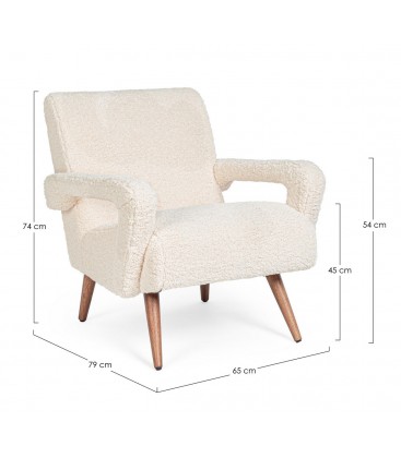 Poltrona BERNA Bianca