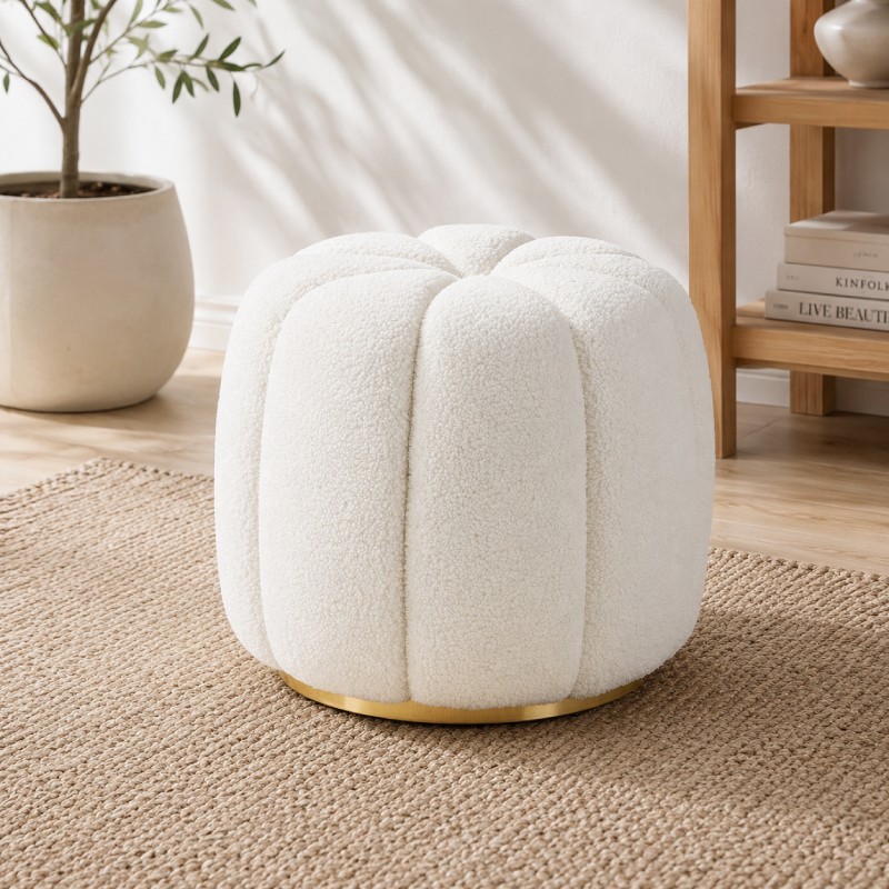 Pouf KAROLINA TO Bianco