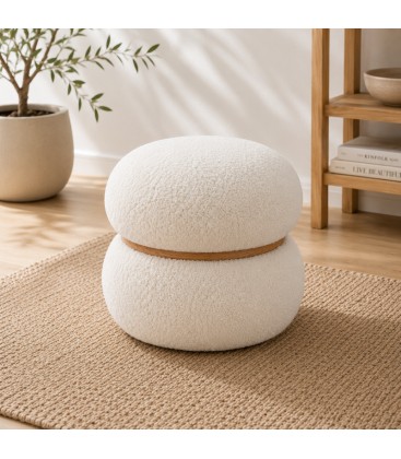 Pouf MIRKA TO Bianco