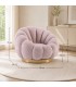 Poltrona Girevole Florel - Rosa Antico