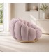 Poltrona Girevole Florel - Rosa Antico