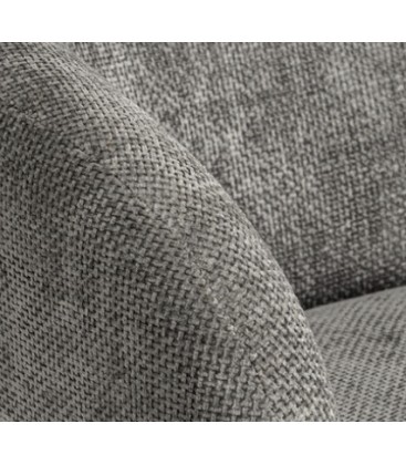 Poltrona Girevole Julienne Grigio Scuro