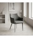 Sedia RUSSELL con braccioli colore Grigio Scuro