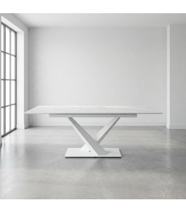 TAVOLO ALL. JOHANNES 160-200X90 BIANCO