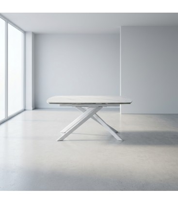 TAVOLO ALL. JOAKIM 160-240X90 BIANCO