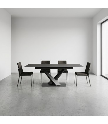 TAVOLO ALL. JOHANNES 160-200X90 BIANCO