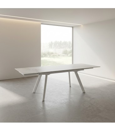 TAVOLO ALL. JARKKO 160-240X90 BIANCO