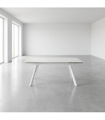 TAVOLO ALL. JARKKO 160-240X90 BIANCO