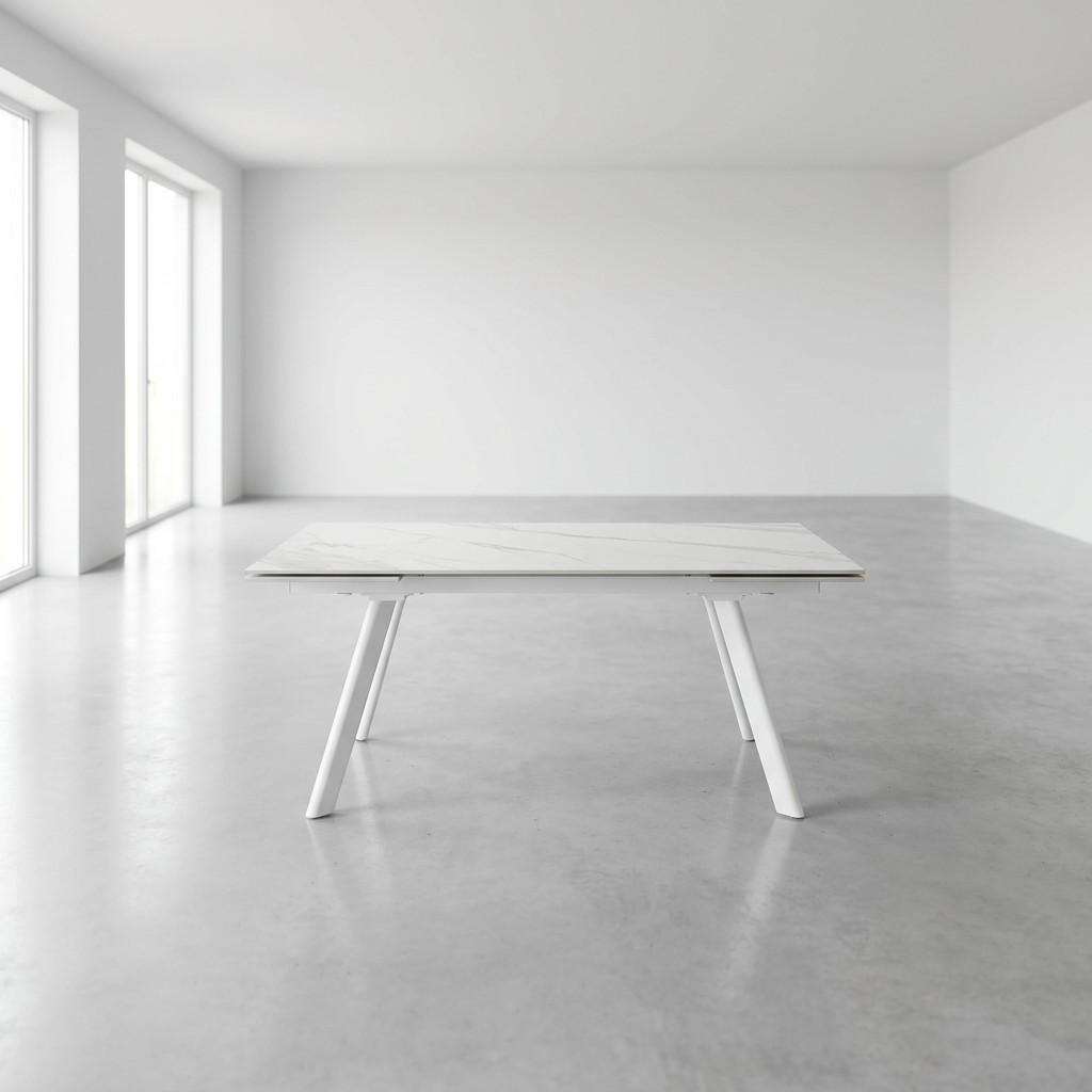 TAVOLO ALL. JARKKO 160-240X90 BIANCO