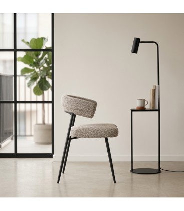Sedia AMAIA colore Grigio Fumo