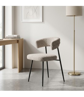 Sedia AMAIA colore Grigio Fumo