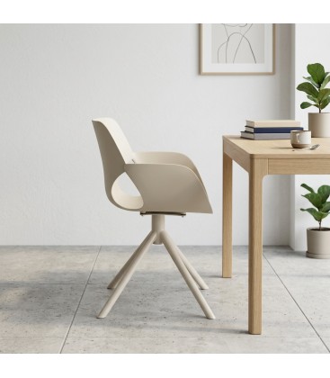 Sedia con braccioli LENNON Beige