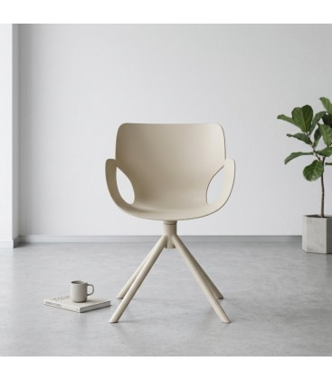 Sedia con braccioli LENNON Beige