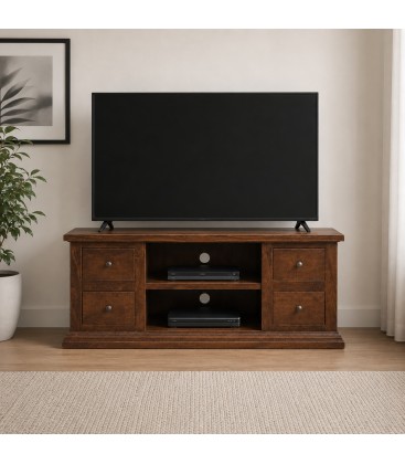 Mobile Porta Tv Classico con 4 cassettini