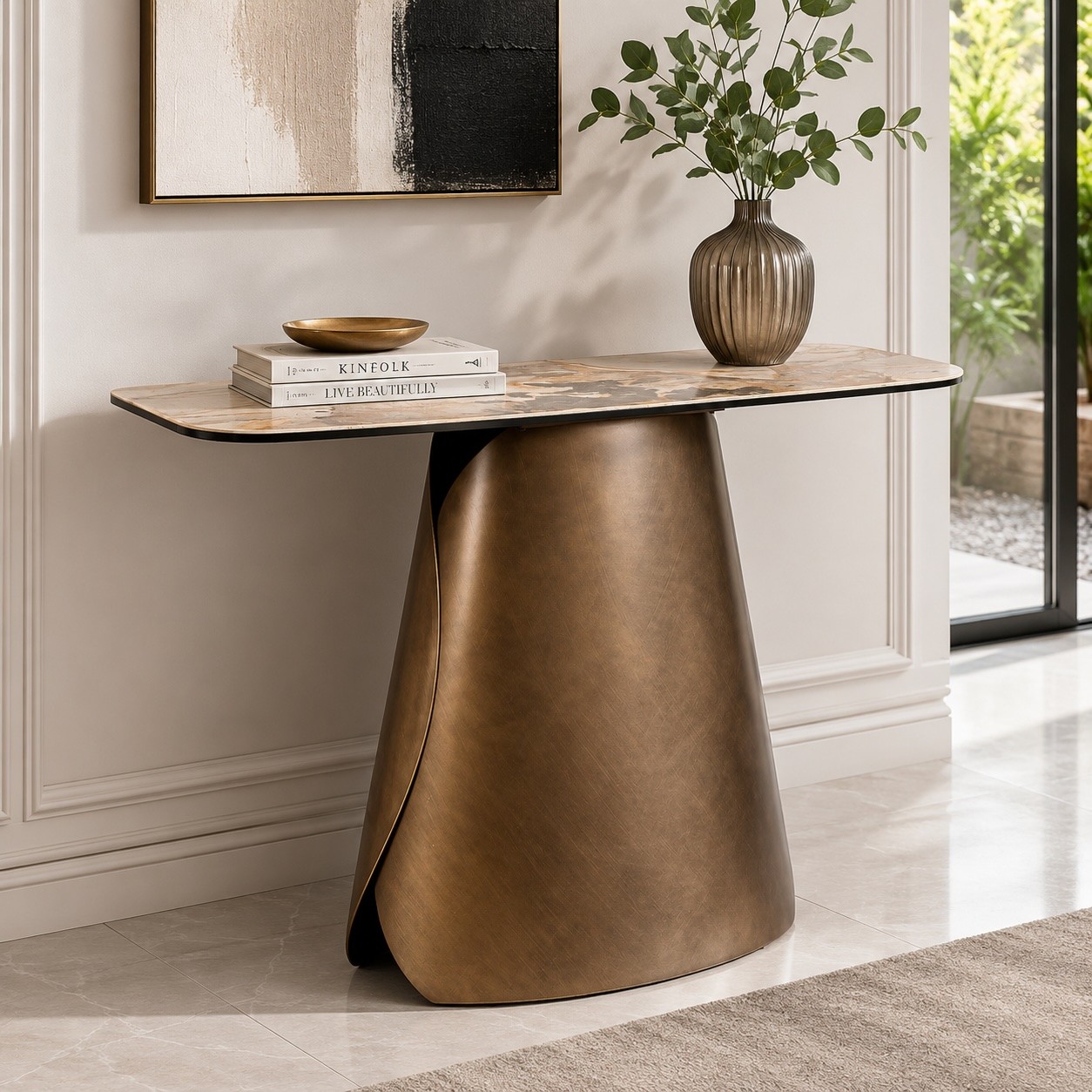 Consolle CILE PATAGONIA da 100 cm con Piano in Ceramica