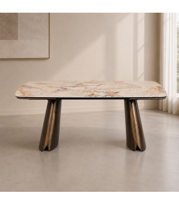 Tavolo allungabile CILE PATAGONIA con Piano in Ceramica