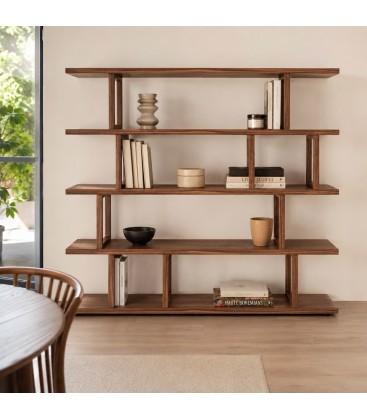 Libreria CONRAD in Legno di Betulla