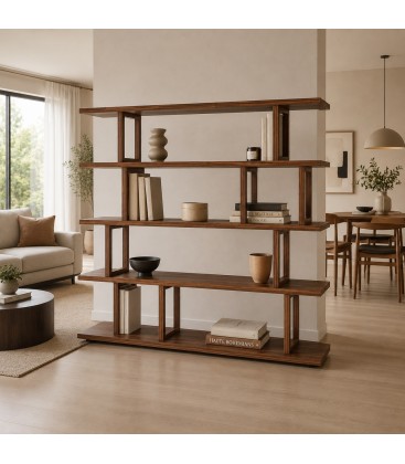 Libreria CONRAD in Legno di Betulla