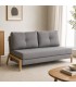 Divano Letto 2 Posti HAYDEN Grigio