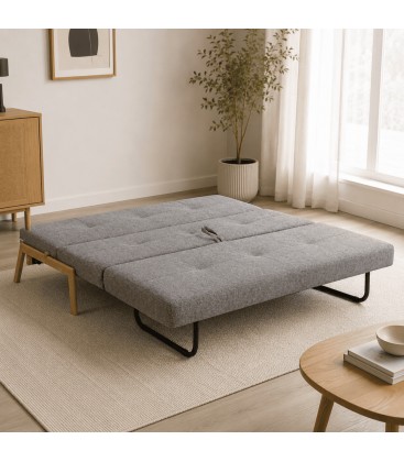 Divano Letto 2 Posti HAYDEN Grigio
