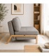 Divano Letto 2 Posti HAYDEN Grigio