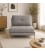 Divano Letto 1 Posto HAYDEN in Tessuto Grigio