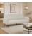 Divano Letto 3 Posti BRIDJET in Tessuto Beige