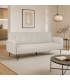 Divano Letto 3 Posti BRIDJET in Tessuto Beige