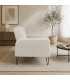 Divano Letto 3 Posti BRIDJET in Tessuto Beige