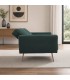 Divano Letto 3 Posti JOHNNY in Velluto Verde Scuro