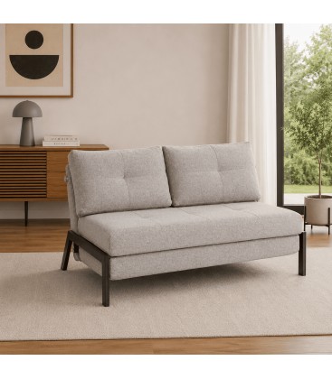 Divano Letto 2 Posti HAYDEN Grigio