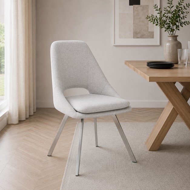 Sedia KASHAR - Grigio Chiaro