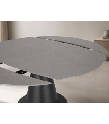 Tavolo Allungabile JAMI con Piano Effetto Marmo Statuario