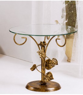 Tavolino da Salotto Tondo Foglie Sery