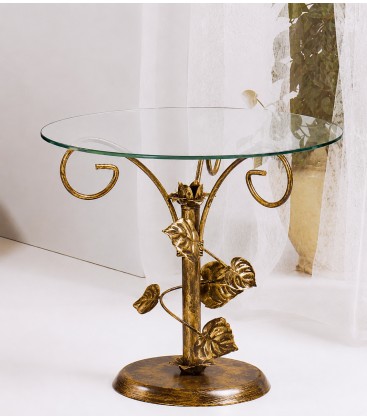 Tavolino da Salotto Tondo Foglie Sery