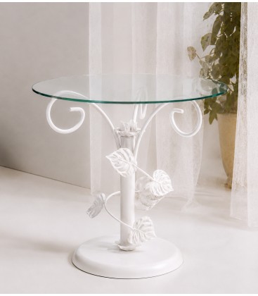 Tavolino da Salotto Tondo Foglie Sery