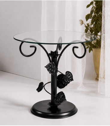 Tavolino da Salotto Tondo Foglie Sery